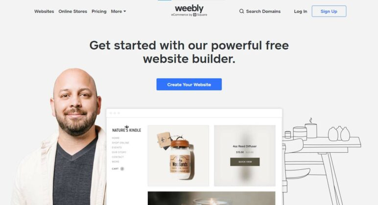 Weebly home ecommerce